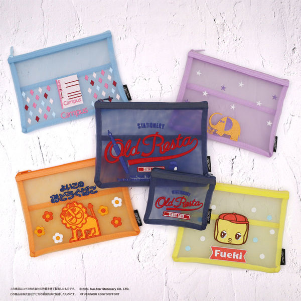 日本出版販売 OR 刺繍メッシュポーチ Lデビカ OR467180 1セット(6個