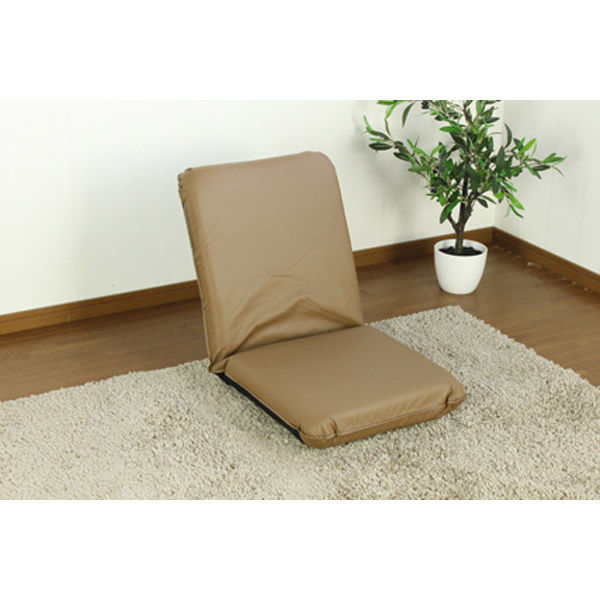 平成化成 レザー LHコンパクト座椅子 BR 1個（直送品） - アスクル