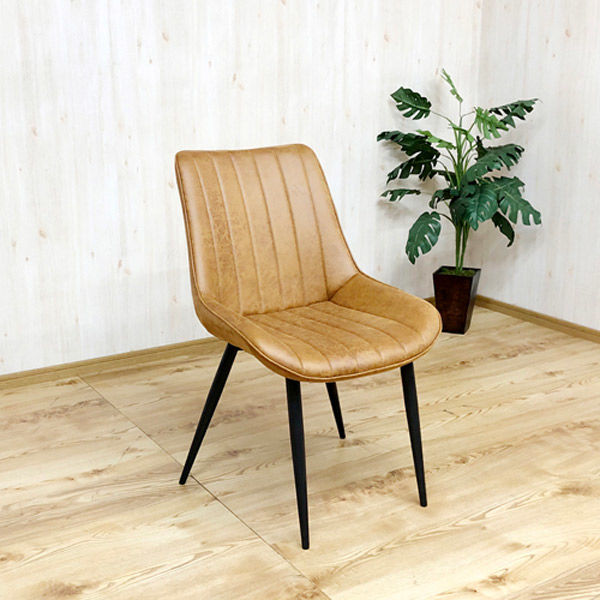 軒先渡し】後藤家具物産 シンプルダイニングチェアー ライトブラウン