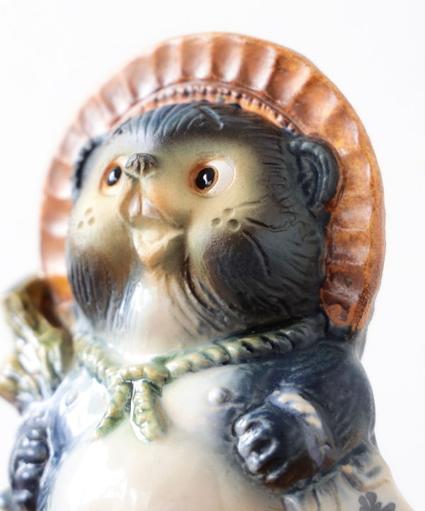 BEAMS JAPAN（ビームス ジャパン）【別注】信楽焼 たぬき 必勝 小