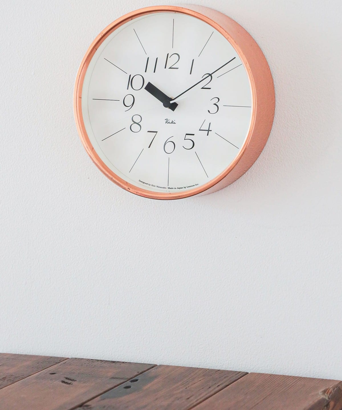 fennica（フェニカ）Lemnos / 渡辺 力 Riki 銅の時計（時計 掛け時計
