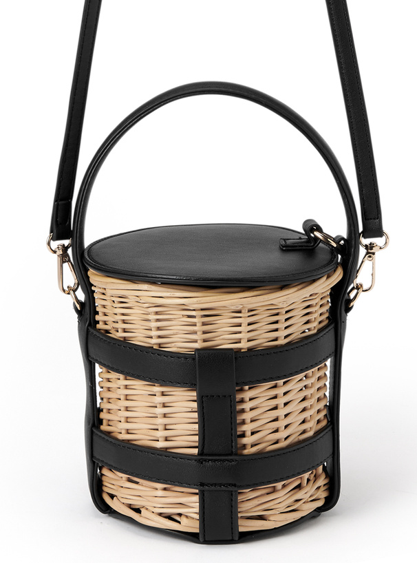 2Wayレザーコンビカゴバッグ[tr641] | レディースファッション通販の