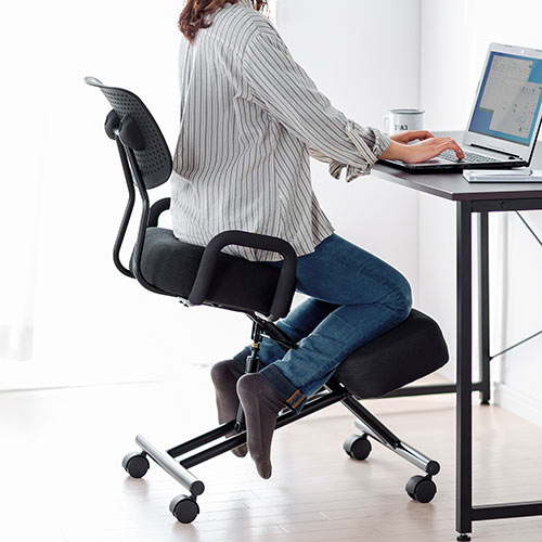 バランスチェア（大人・腰痛・ガス圧・上下昇降・高さ・角度調節