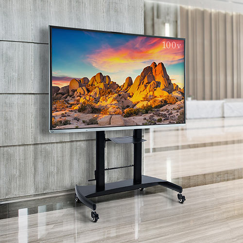 テレビスタンド｜キャスター・高さ調整・大型・100/75/65インチ対応