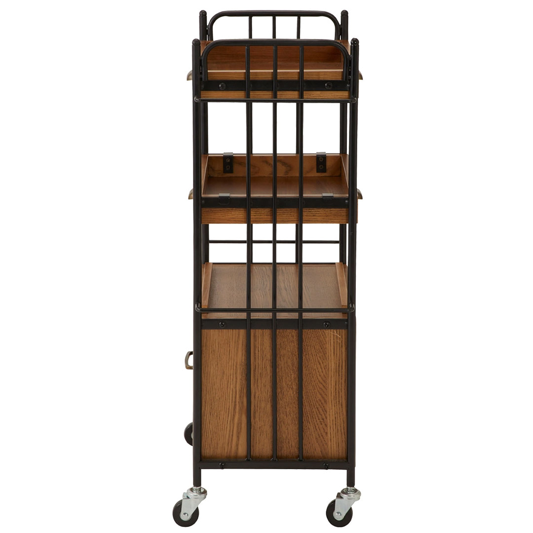 シャビーシック】アンティーク木製ワゴン ディアンType BOX