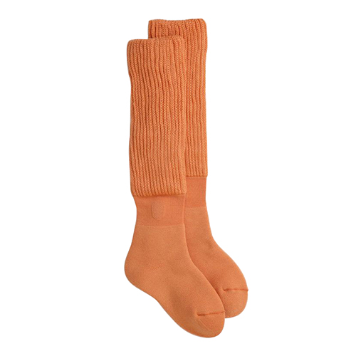 靴下サプリ まるでこたつソックス 23～25cm サンタンオレンジ