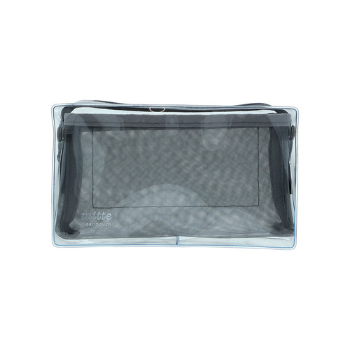 サンスター文具 ミッテ（mitte） クリアメッシュボックスポーチ
