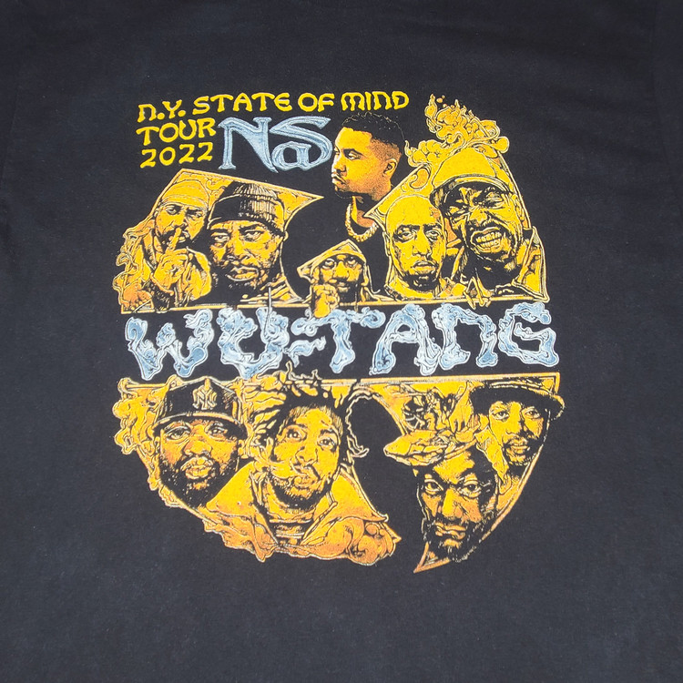 NAS + WU-TANG CLAN - N.Y. STATE OF MIND TOUR 2022 (L) TEE : VNTGdept