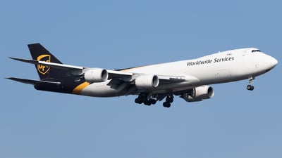 N605UP - Boeing 747-8F - UPS - Flightradar24