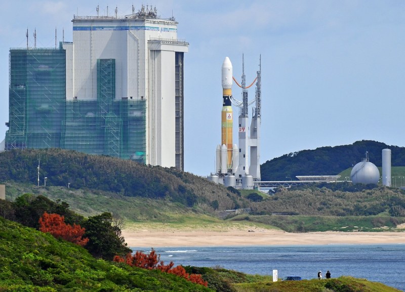 JAXA：「こうのとり」打ち上げH2Bロケットが射点へ [写真特集7