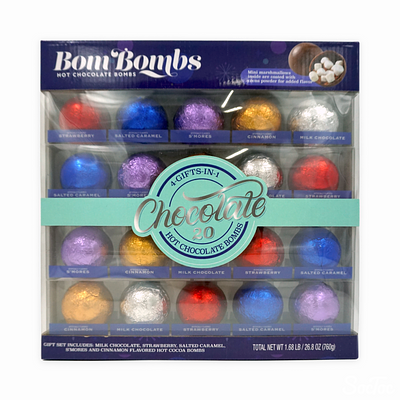 COASTAL COCKTAILS HOT COCOA BOMB 20PK 5種 x 4本 | SocToc