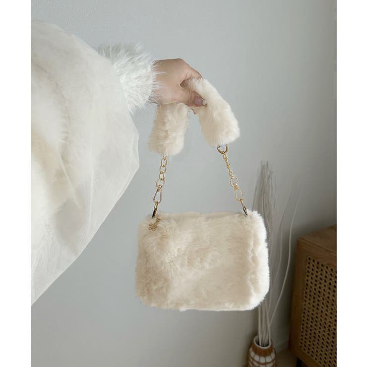 ファーバッグ チェーンショルダーバッグ[品番：AGCW0005268]｜SUNSHINE