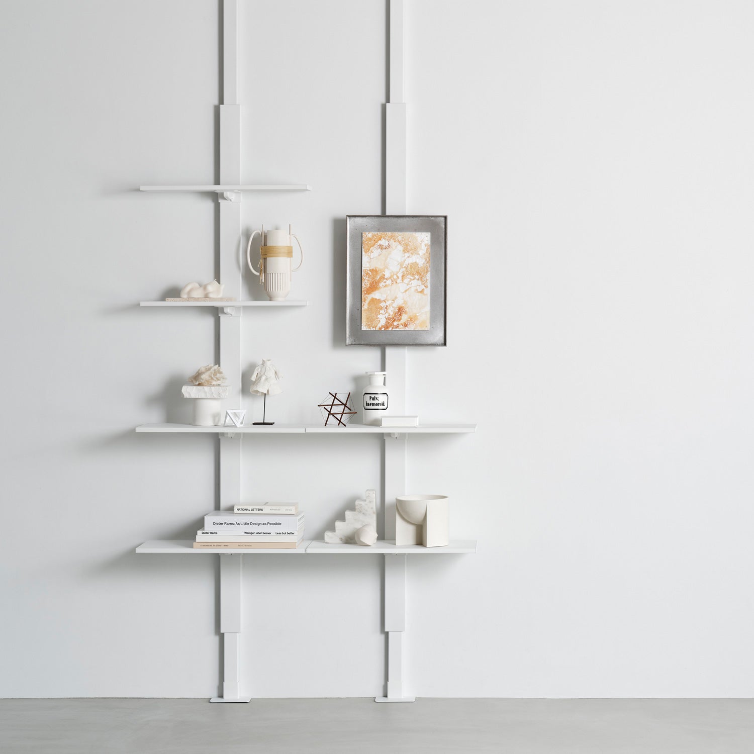 Living Shelf Set リビングシェルフセット 取付寸法190-260cm SET-AS