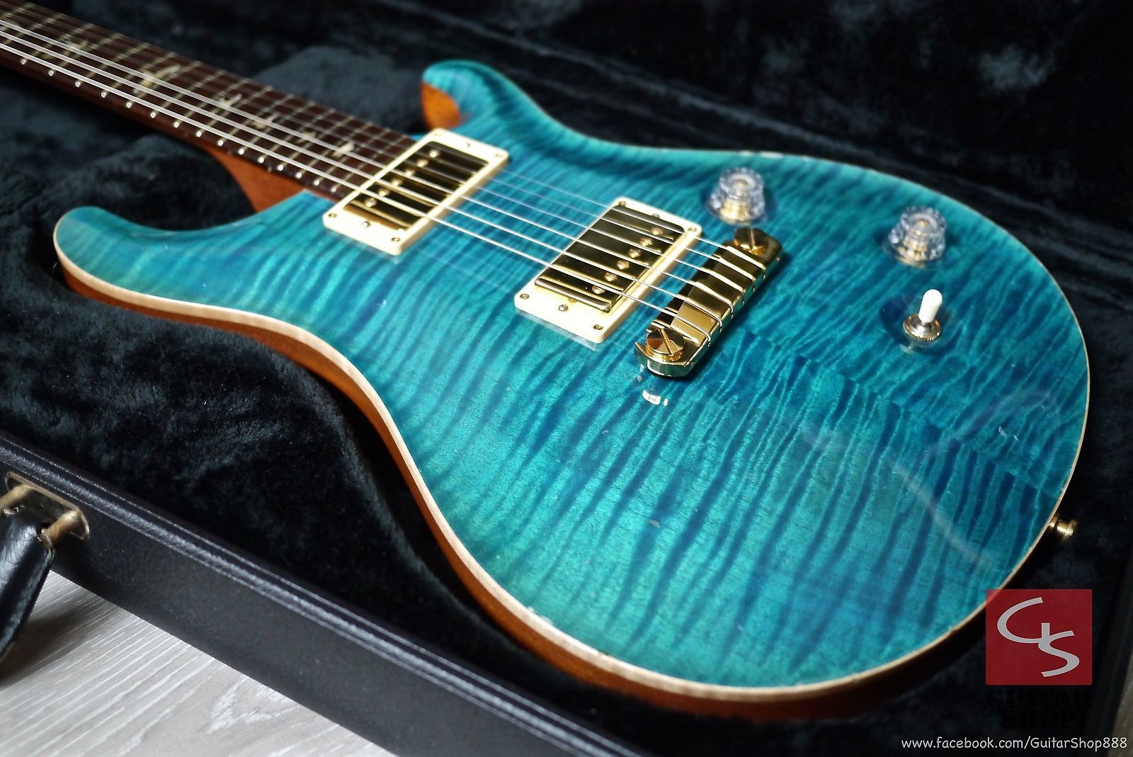 PRS Custom 22 10Top Turquoise Blue – Guitar Shop Taiwan