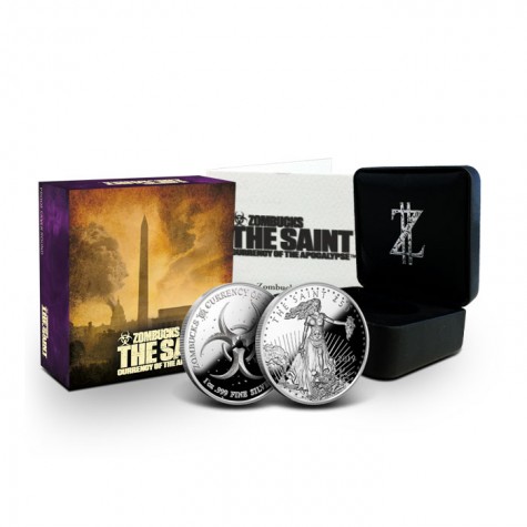 Proof Zombucks® Saint 1 oz Silver Round | Provident Metals