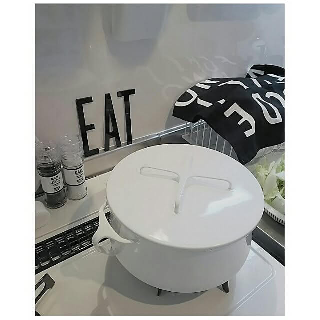 正規品】DANSK ダンスク コベンスタイル 両手鍋 23cm 白 ティール O