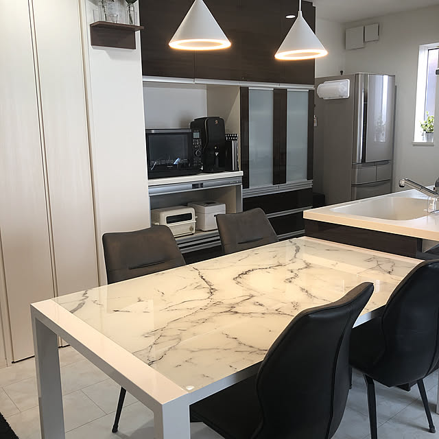 ニトリ 大理石調テーブルのおすすめ商品とおしゃれな実例 ｜ RoomClip