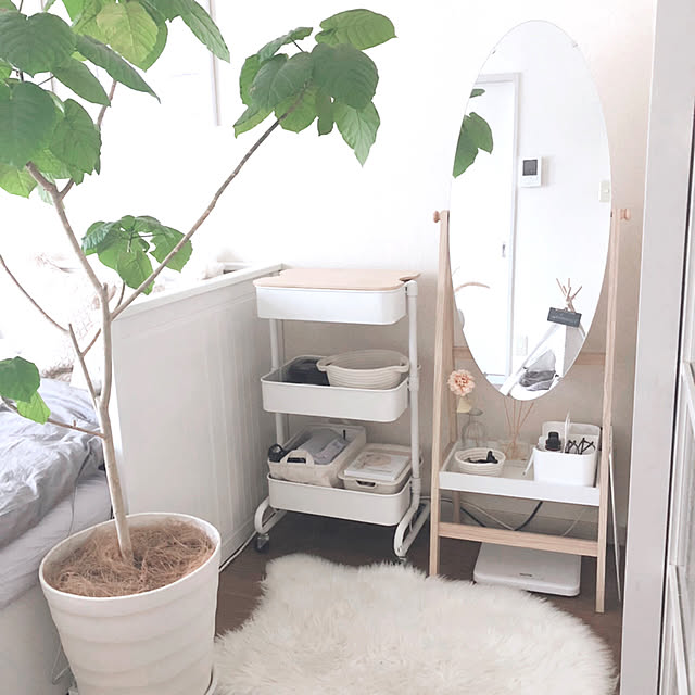 IKEA 姿見のおしゃれなアレンジ・飾り方のインテリア実例 ｜ RoomClip