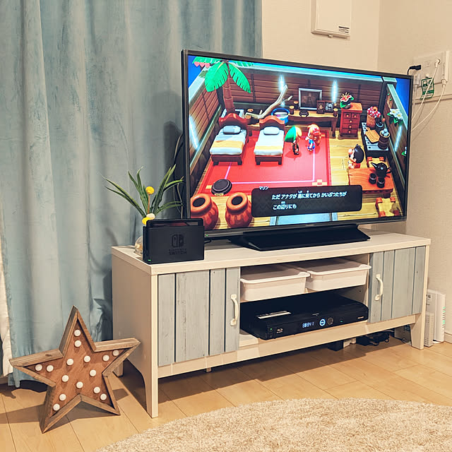 ニトリ ローボード(マリーナ 4511D WW & BL) - 通販 | 家具と