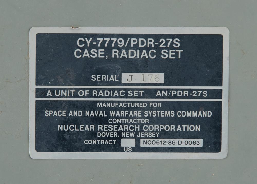 AN/PDR-27S Radiac Set | RR Auction