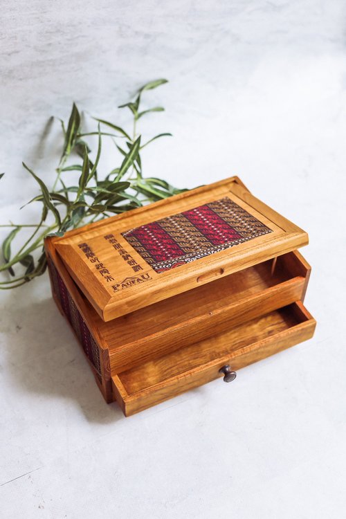 送料無料】台湾 *完売*チークの木製化粧箱 木製収納ボックス paufa