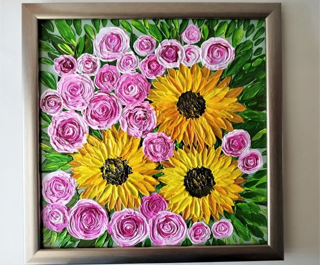 Bubble gum 絵画原画 アクリル画テクスチャーアート Bubble gum 絵画