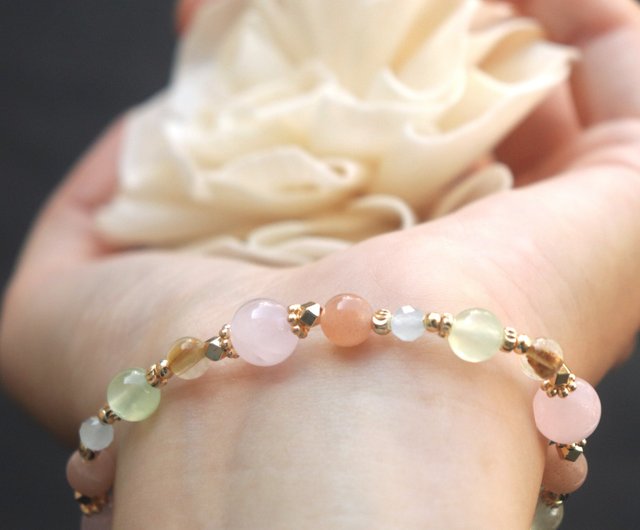 12%OFF】台湾 ローズクォーツ、サンストーン、アクアマリン