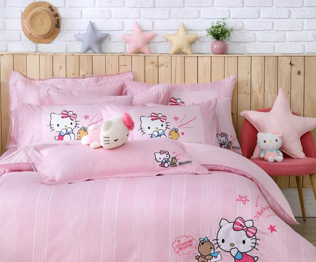 送料無料】台湾 ハローキティ ベッドバッグ ピローケース 薄手掛け布団
