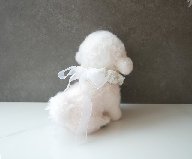 送料無料】台湾 羊毛フェルト Q version ビションフリーゼ 【フェイワ