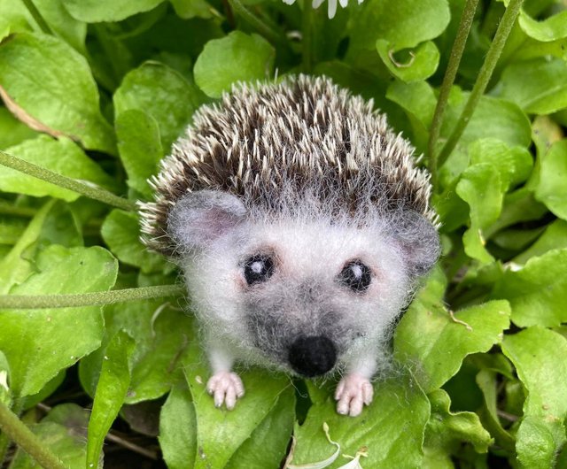 ベラルーシ かわいいハリネズミの羊毛の彫刻フェルトのおもちゃ羊毛の