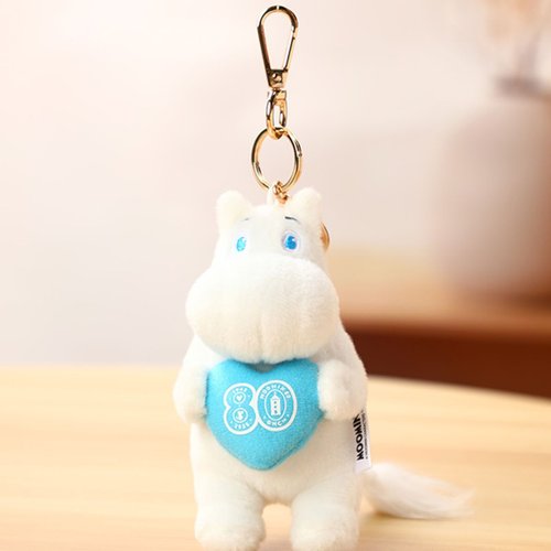 香港 80周年記念 VIPO ムーミンふわふわ ぬいぐるみペンダント