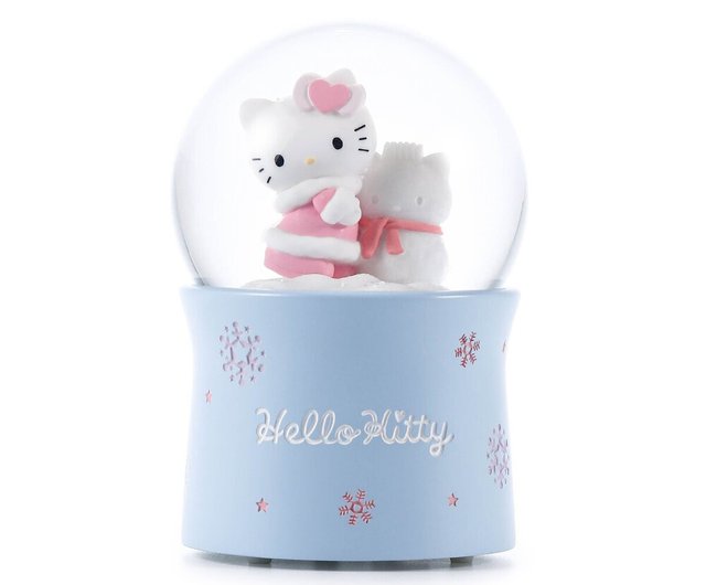 台湾 ハローキティ スノーマン オルゴールスノードーム JARLL - Pinkoi