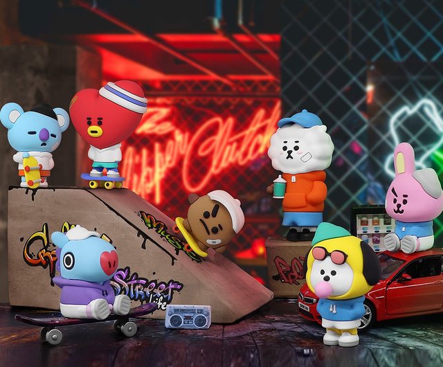 台湾 ガルマ ユニバーススター BT21 ストリートシリーズ ボックストイ