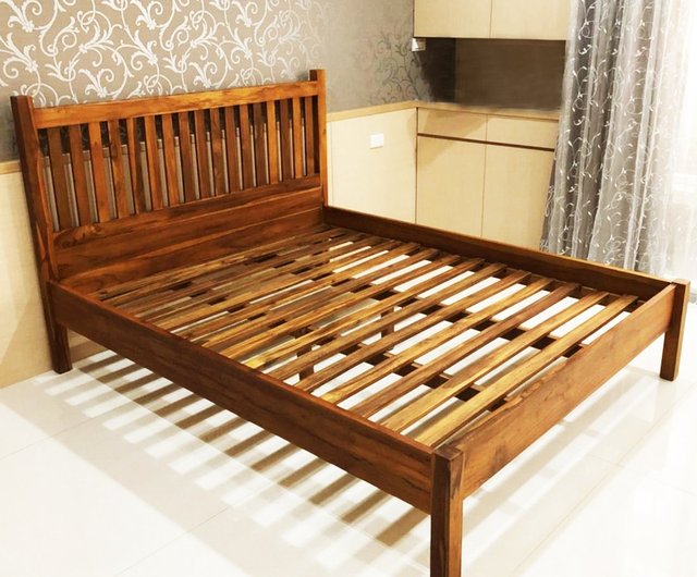 台湾 【Jidi Cityチークの木材100%家具】 KLF-04Jチークの木総シンプル