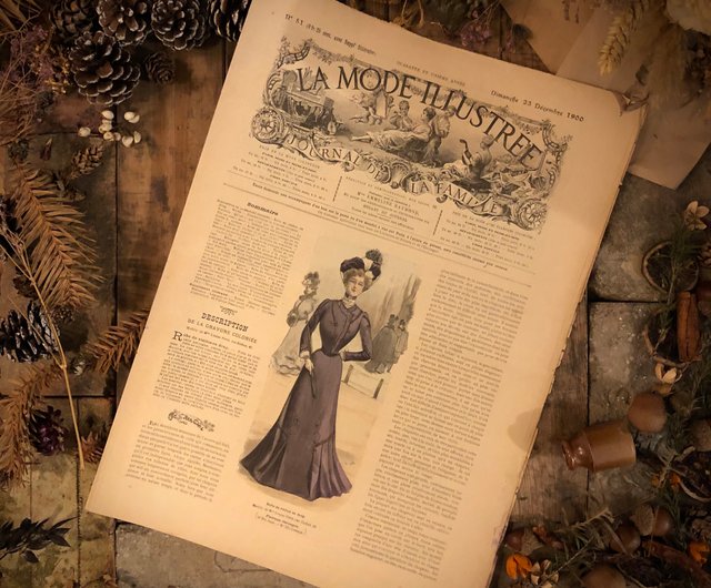 台湾 フランスの100年続くファッション雑誌「La Mode Illustrée」の