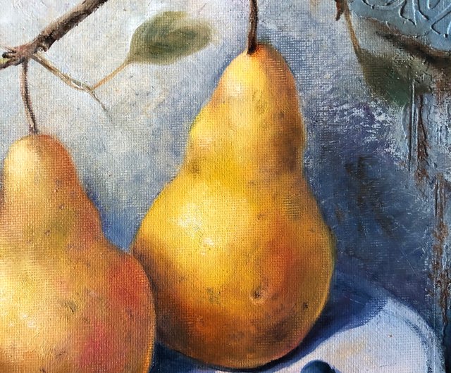 スペイン 家の装飾アート静物画油原画果物の絵 ArtLolitaRos - Pinkoi