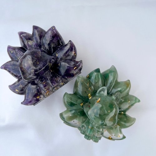 台湾 水晶置物【九尾の狐パープル】出世と知恵の開運 kloais - Pinkoi