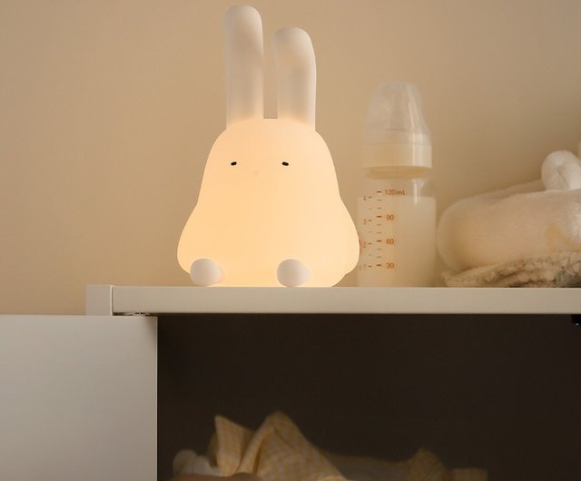 送料無料 15%OFF】耳折れうさぎのナイトランプ / ヒーリングソフト