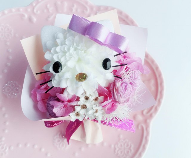台湾 ハローキティプリザーブドブーケ K·A·Flower - Pinkoi