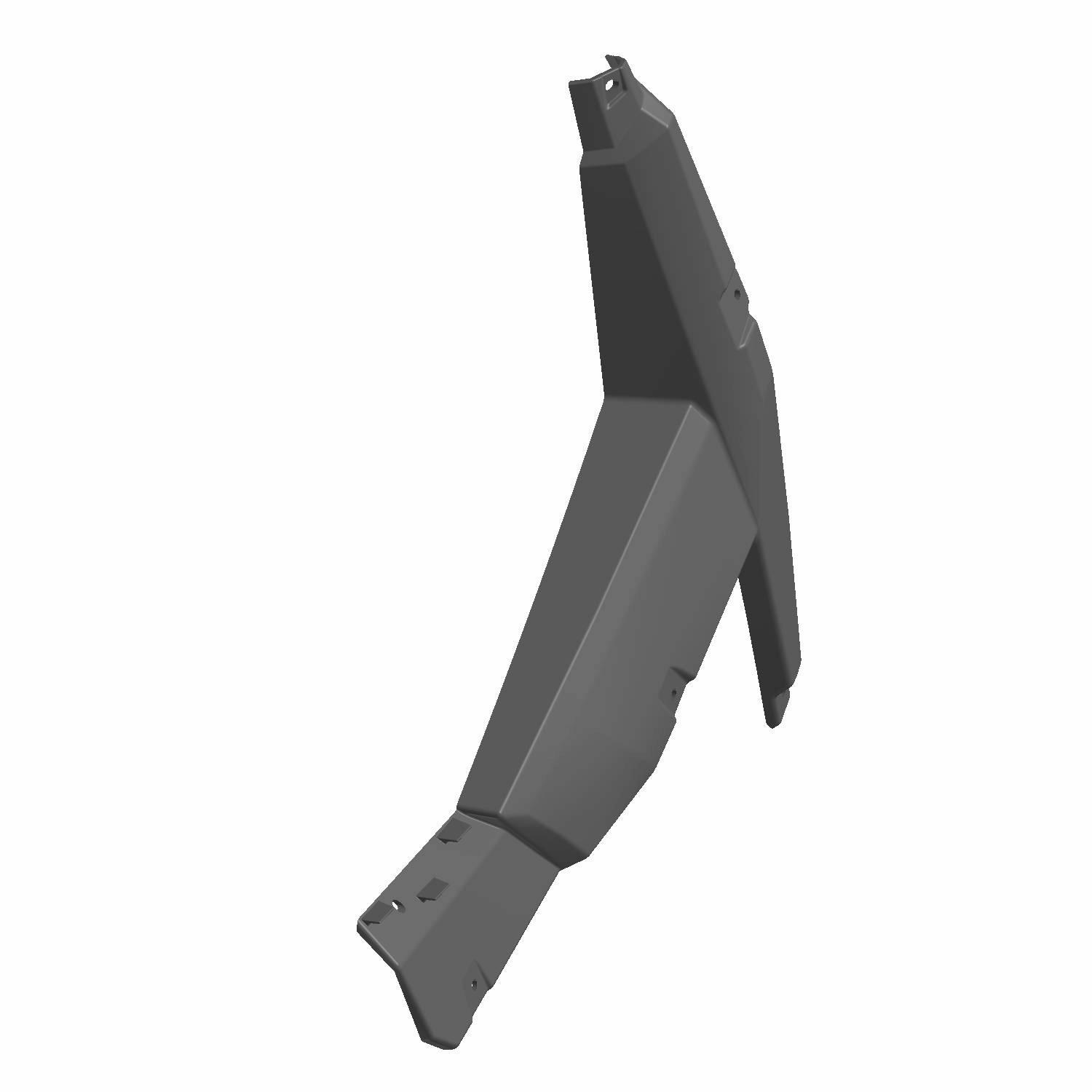 Fender Flair, Front, Left Side, Gloss Black, Part 5439772-070