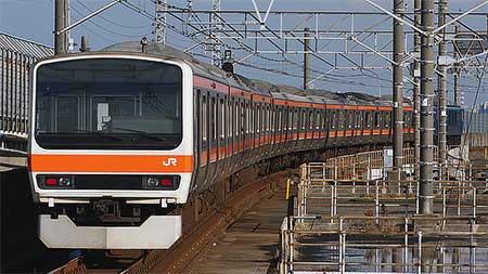 武蔵野線色となった209系500番台が京葉車両センターへ｜209系情報局
