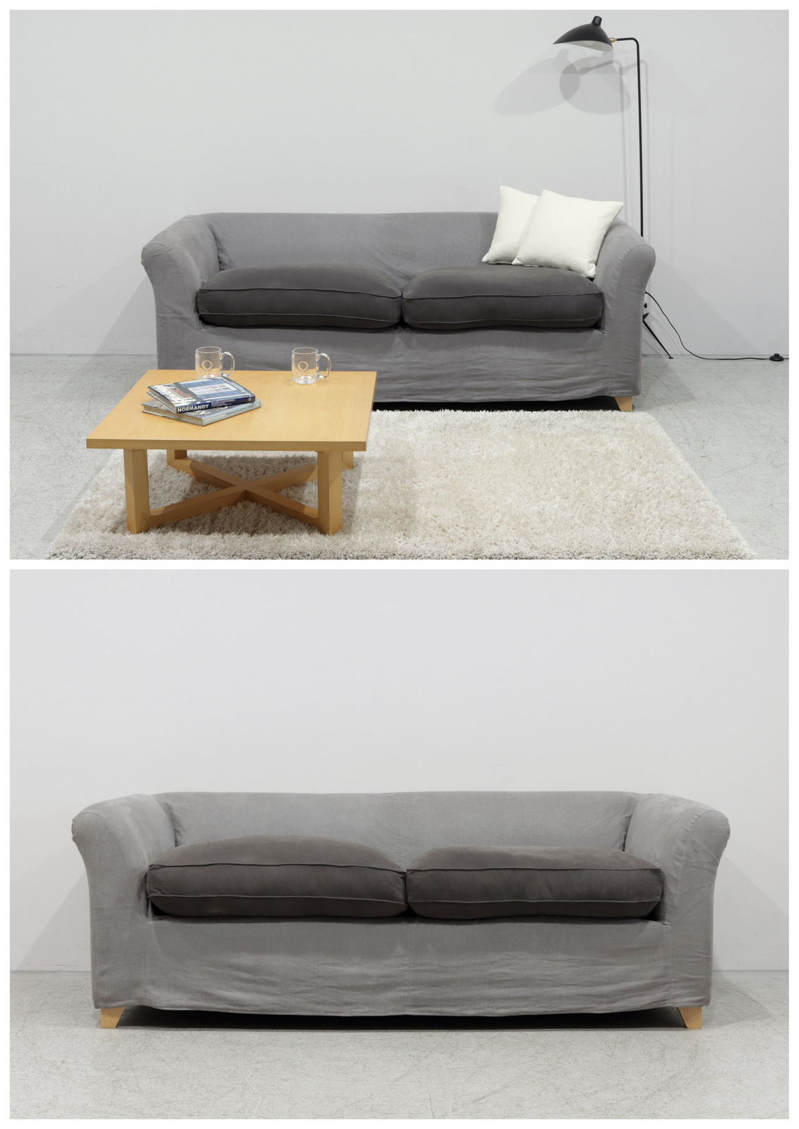 ザ・コンランショップ｜HEAVEN 3人掛けソファフェザー/カバーリング