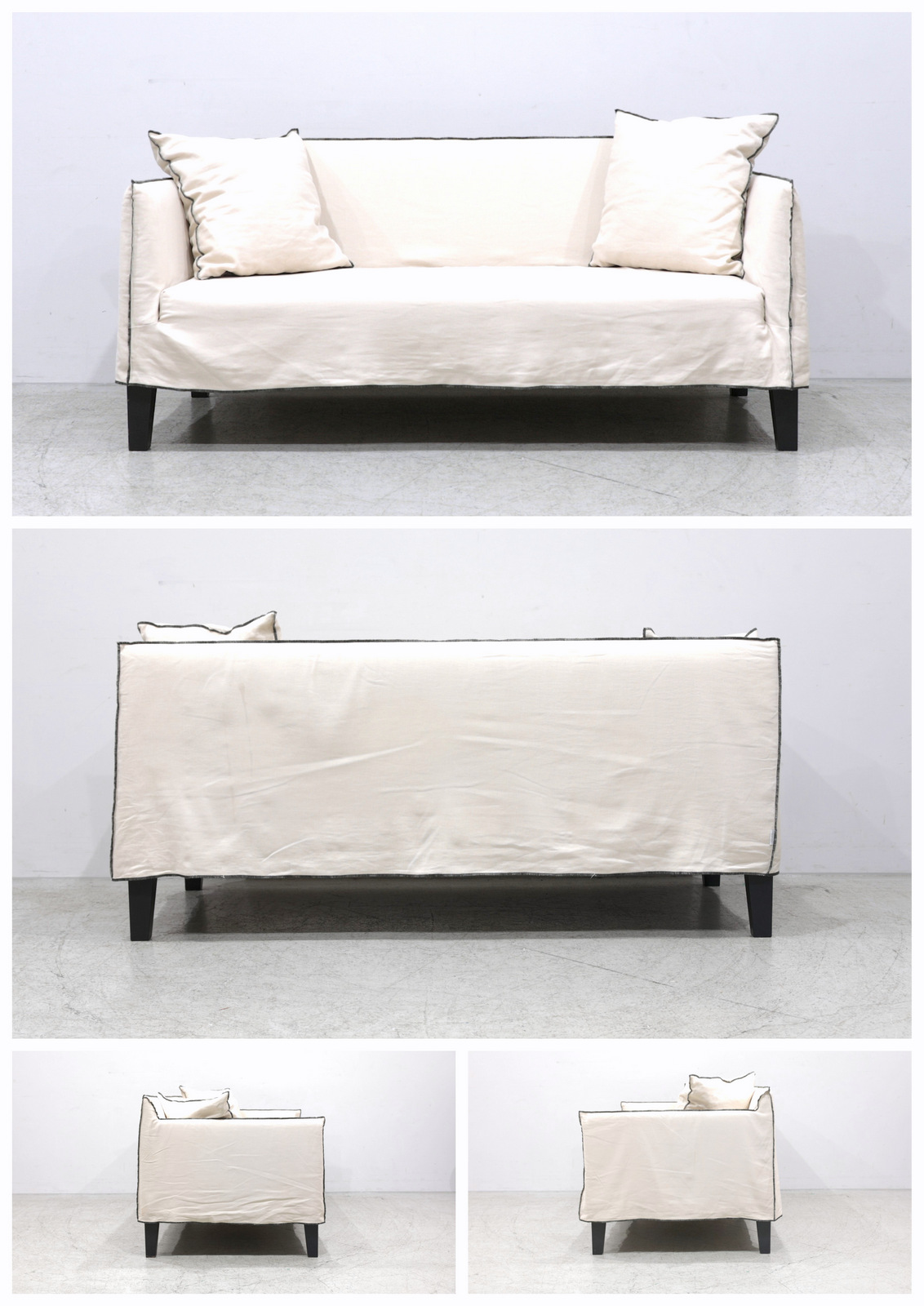 GERVASONI ジェルバゾーニ｜GHOST10 2人掛けソファ （展示品）- 中古