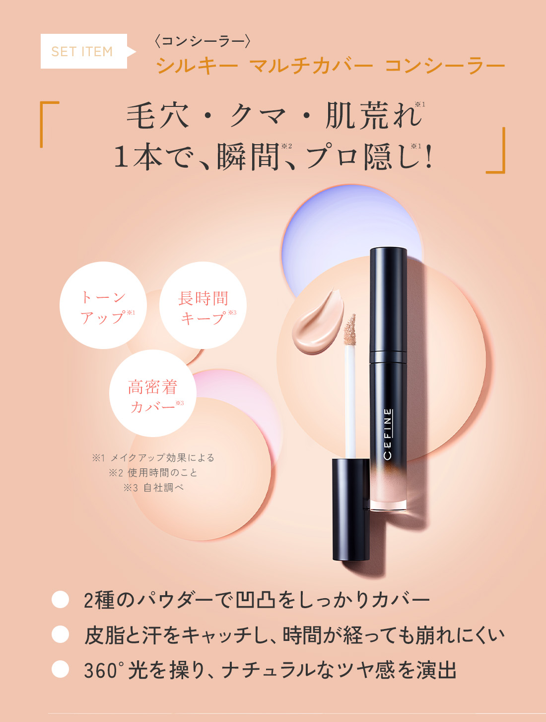 美肌スターターセット〈ベースメイク集中セット〉下地：ナチュラル