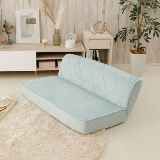 ローバックソファ 2人掛け ダイヤモンドキルトスタイル — 【セルタン