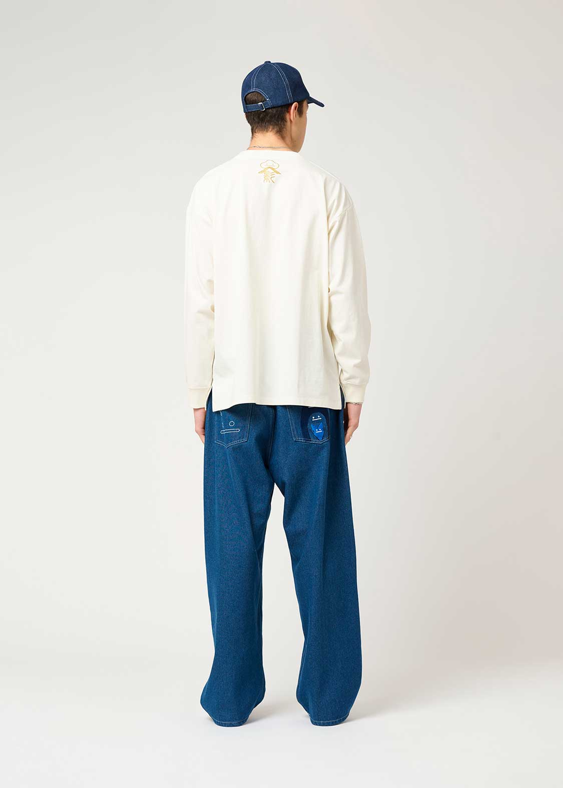 ビューティフルシャドーボンサイ｜ビッグシルエット長袖Tシャツ｜ユニ