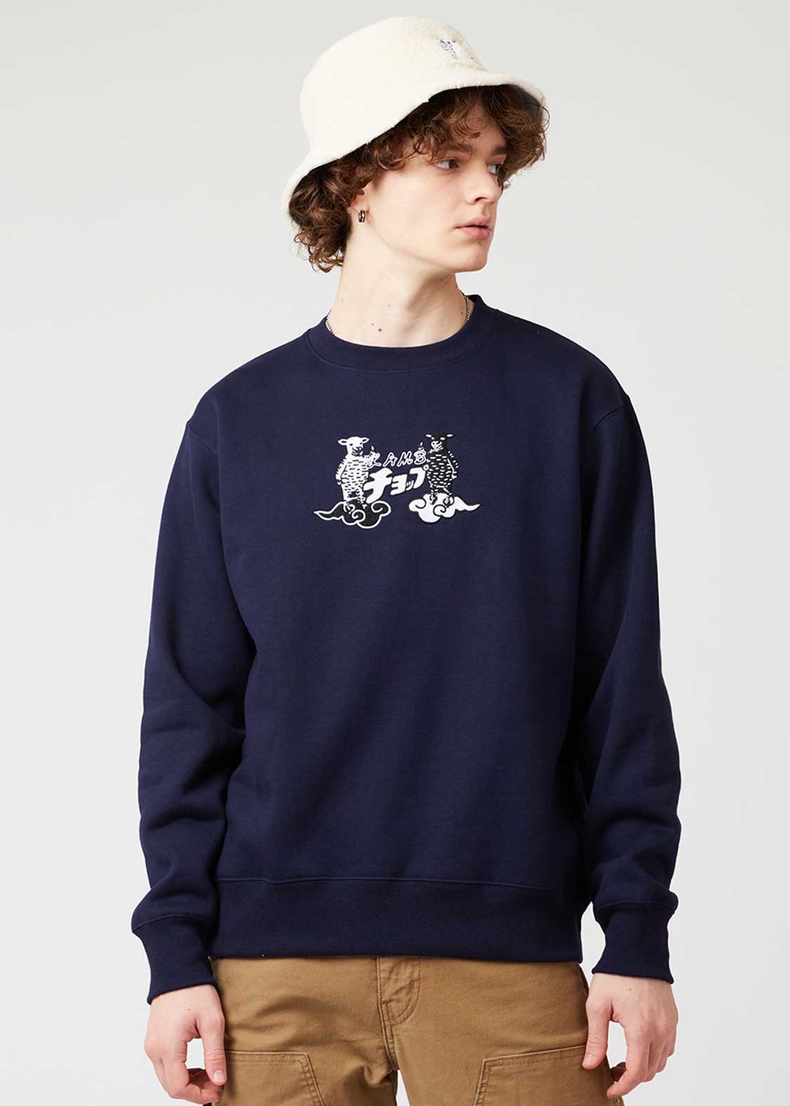 ラムチョップフレンズ｜裏起毛スウェット｜ユニセックス｜グラニフ