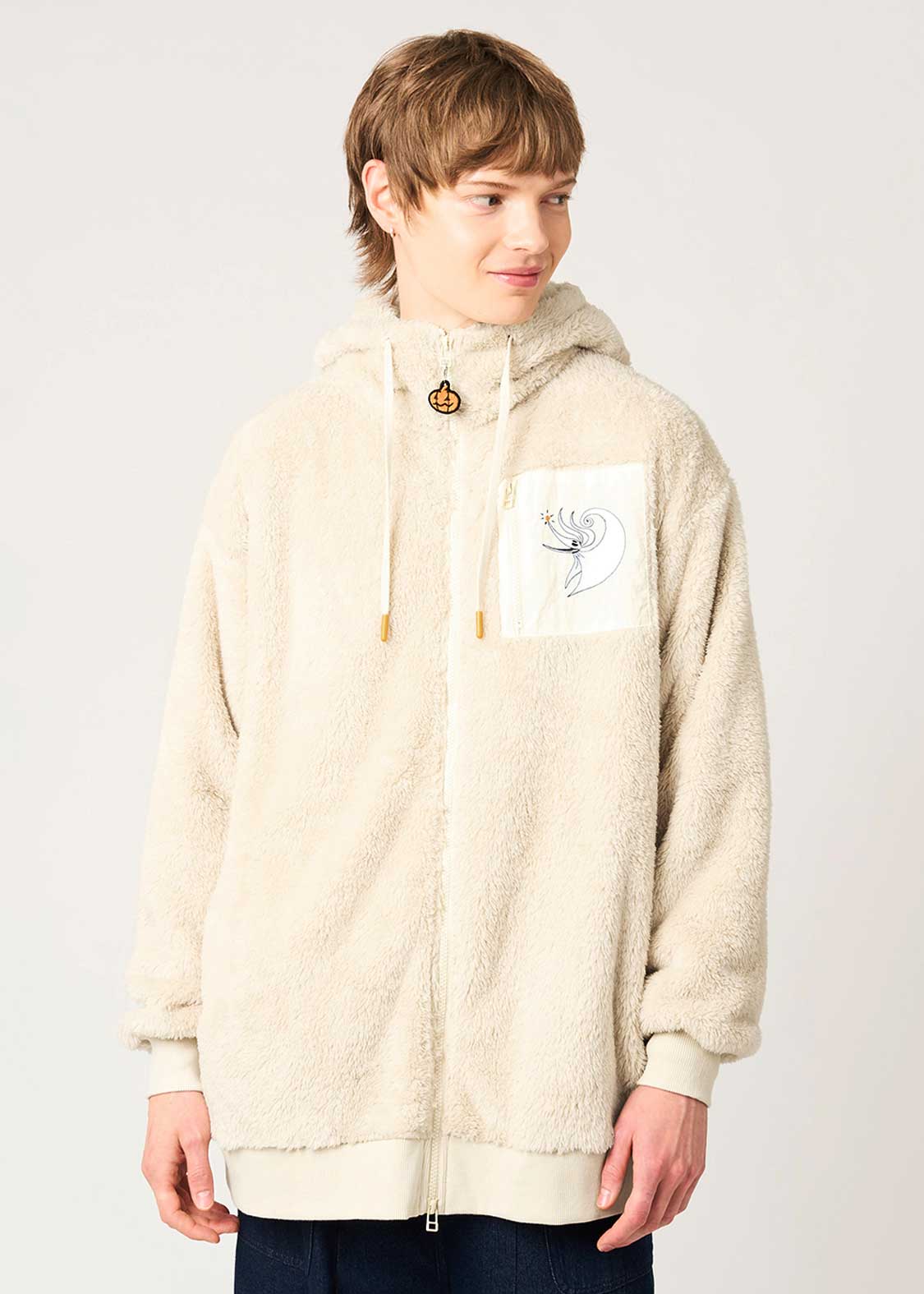 ゼロ｜ボアロングジップパーカー｜ユニセックス｜グラニフ(graniph