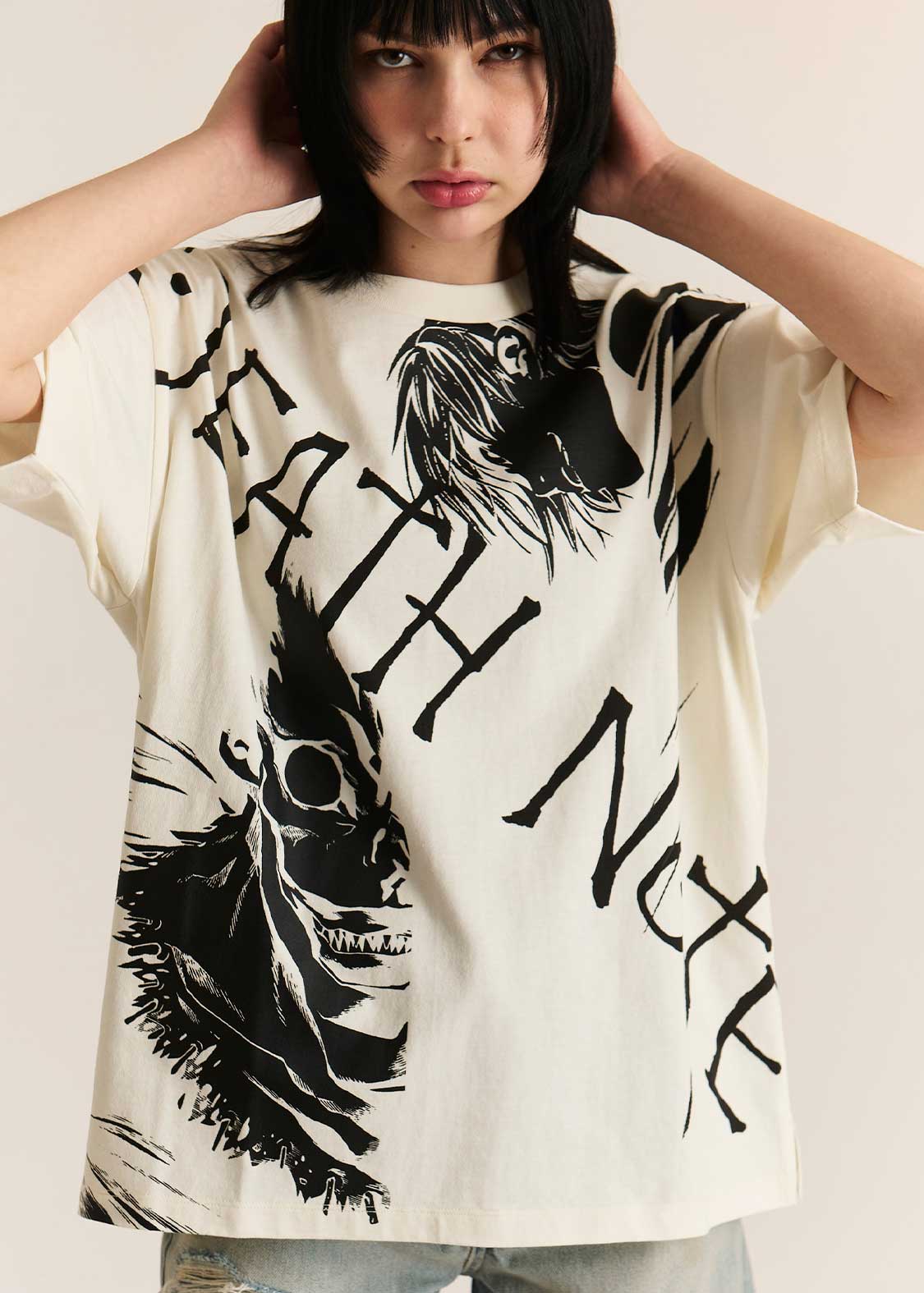 DEATH NOTE｜ビッグシルエットTシャツ｜ユニセックス｜グラニフ