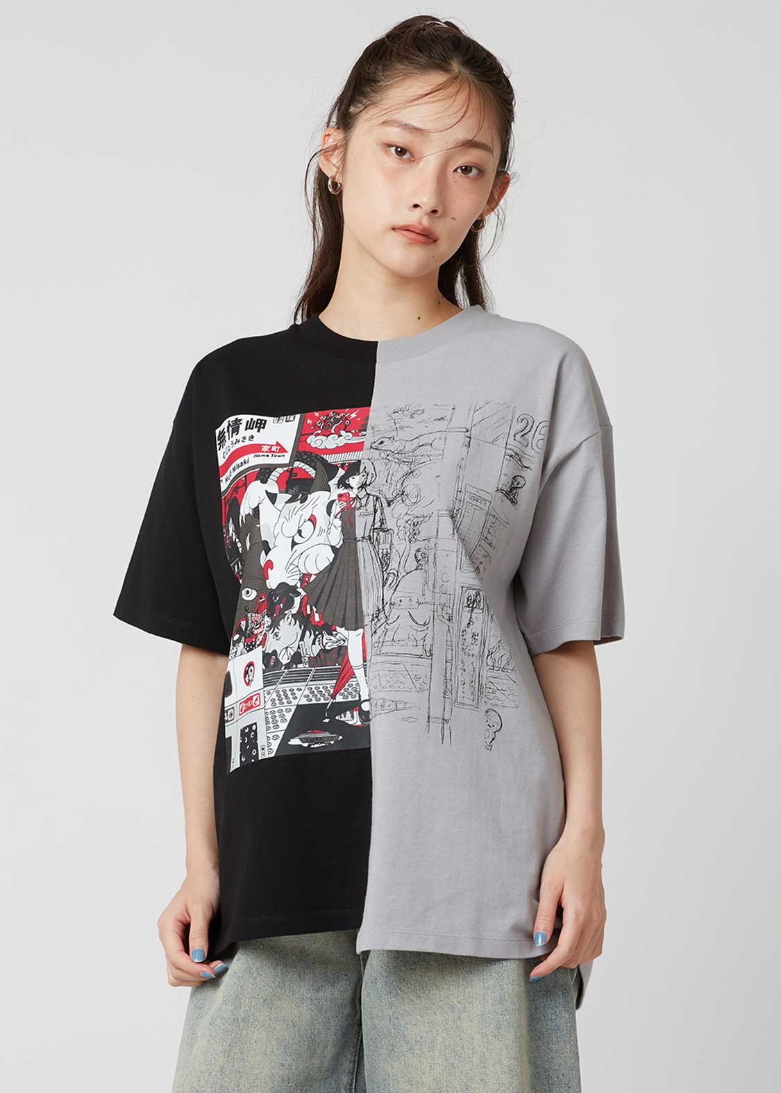 DORORO｜ビッグシルエットTシャツ｜ユニセックス｜グラニフ(graniph
